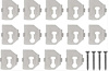 1971-74 Barracuda / Cuda And 1972-74 Challenger Rocker Panel Molding Hardware Set - image 1