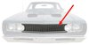 MN1493 Center Grill 1968 Dodge B-Body Bright Silver - image 2