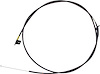 MN1756 1970-74 Barracuda, Cuda, Challanger; Temperature Control Cable; with A/C; 71 in. - image 1