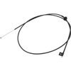 MN1756 1970-74 Barracuda, Cuda, Challanger; Temperature Control Cable; with A/C; 71 in. - image 2