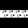 MN2172 Hood Lip Molding Hardware Set-1965-67 Dodge Coronet - image 2
