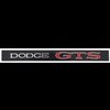 GTS Rear Trunk Lid Panel Emblem 1969 Dodge Dart - image 1