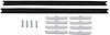 MN3104 1967-74 Chrysler, Dodge, Plymouth; A, B, C Body; Front Door Glass Channel Seals; with Clips; Pair - image 1