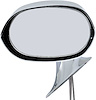 MP41021 1973-74 Charger, Coronet, Road Runner, Satellite; Remote Outer Door Mirror; Chrome; LH Drivers Side - image 1