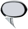MP41022 1973-74 Mopar B-Body Outer Door Mirror; RH ; Chrome (passenger side) - image 1