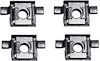 MP6506 1962-74 Dodge, Plymouth A, B, E-Body; Fan Shroud Bracket Nut Set; with 22 in. Radiator; 4 Piece Set - image 1