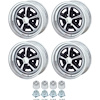 MW5460 15" X 7"15" x 10" Magnum Style Wheel & Center Cap Kit; 5 X 4-1/2" Bolt Pattern; 4-1/4"5" Backspace - image 1