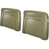 N1009 1968-72 GM; Seat Back Panels; Strato Bench or Bucket; 1968 All, 1969-72 Reclining Only; Ivy Gold ABS - image 1