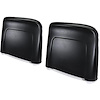 N1010 1966 Buick, Cadillac, Chevrolet, Oldsmobile, Pontiac; Strato Bench or Bucket; Seat Back Panels; Black ABS - image 1
