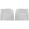 N1019 1967 Buick, Cadillac, Chevrolet, Oldsmobile, Pontiac; Strato Bench or Bucket; Seat Back Panels; White ABS - image 2