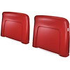 N1022 1968-72 GM; Seat Back Panels; Strato Bench or Bucket; 1968 All, 1969-72 Reclining Only; Red ABS - image 1