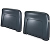 N1028 1968-72 GM; Seat Back Panels; Strato Bench or Bucket; 1968 All, 1969-72 Reclining Only; Dark Blue ABS - image 1