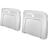 N1122 1969-72 Buick, Cadillac, Chevrolet, Oldsmobile, Pontiac; Strato Bench or Bucket; Seat Back Panels; White ABS - image 1