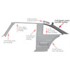 Rear Pillar Post Trim 1975-79 Chevy Nova - image 2