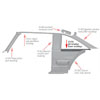 Quarter Panel Lower Window Trim 1975-79 Nova - image 2