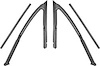 N4251 Vent Window Weatherstrip Kit 1962-67 Nova - image 1