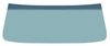 NR689T Windshield Glass 1962-67 Chevy II/Nova 2/4 Door Sedan & Wagon Tinted - image 2