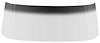 NR689Y Windshield Glass 1962-67 Chevy II/Nova 2/4 Door Sedan & Wagon; Clear with Smoke Gray Tinted Shade - image 1