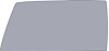 NR701Y Front Door Glass; 1968-72 Chevy II / Nova; 2-Door Coupe; Smoke Tinted Gray; LH - image 1