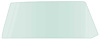 NR702T Front Door Window Glass; 1966-67 Chevy II / Nova; 2 Door Hardtop; Tinted Glass; LH or RH; Each - image 1