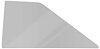 NR704Y Quarter Window-1962-65 Chevy II/Nova 2 Door Hardtop Smoke Gray Tinted-LH Or RH - image 1