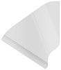 NR706C 1966-67 Chevy II, Nova; Quarter Window Glass; 2 Door Hardtop; Clear Glass; RH or LH - image 1