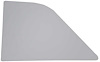 NR708Y Quarter Window Glass-1962-65 Chevy II/Nova 2 Door Sedan Smoke Gray Tinted-LH Or RH - image 1