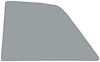 NR710Y Quarter Window Glass-1966-67 Chevy II/Nova 2 Door Sedan Smoke Gray Tinted-LH Or RH - image 1