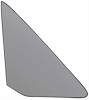 1968-72 Chevy II / Nova Coupe/Sedan Vent Glass Smoke Gray Tinted - RH - image 1