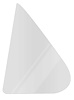 NR730C Vent Glass Rear 1975-79 Nova/X-Body 4 Door Sedan LH; Clear - image 1