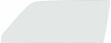 NR741C 1973-74 Nova, Apollo, Omega, Ventura; Front Door Window Glass; 2 Door, Coupe & Hatchback; Clear Glass; LH Driver Side - image 1