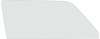 NR742C 1973-74 Nova, Apollo, Omega, Ventura; Front Door Window Glass; 2 Door, Coupe & Hatchback; Clear Glass; RH Passenger Side - image 1