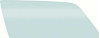 NR742T Door Glass; 1973-74 Nova/GM X-Body; 2 Door Coupe/Hatchback; RH; Tinted - image 1