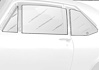 NR804C 1968-72 Chevy II / Nova / Ventura; 2-Door Coupe; Side Glass Set (6 Piece); Clear - image 1
