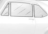 NR804C 1968-72 Chevy II / Nova / Ventura; 2-Door Coupe; Side Glass Set (6 Piece); Clear - image 2