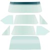 NR807T Glass Set 1968-72 Chevy II / Nova / Ventura; 2-Door Coupe; (8 Piece); Tinted; Without Antenna - image 2