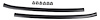 P856601 1970-73 Camaro, Firebird; Upper Inner Headliner Side Moldings; Stamped Steel; w/Hardware; Pair - image 1