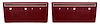 PA202202 ABS Door Panels; 1970-71 Chevrolet/GMC Truck; Red - image 1