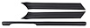 PADKIT1 1967-68 Mustang Lower Instrument Panel Pad/Windshield Pillar Pad Kit- Black - image 1