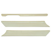 PADKIT4 1967-68 Mustang Lower Instrument Panel Pad/Windshield Pillar Pad Kit- Parchment - image 1