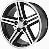 PR148681 Replica Wheel Gloss Black With Machined Face 16" x 8" IROC - image 1