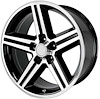 PR148881 Replica Wheel Gloss Black With Machined Face 18" x 8" IROC - image 1