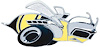 PS500102 Super Bee Logo Metal Sign