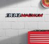 PS500110 Metal Sign Photorealistic; 383 Magnum Logo; Measures 21" X 2" - image 2