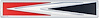 PS500127 Metal Sign Photorealistic; Charger Arrow Logo; Measures 20" X 4"