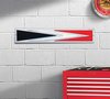 PS500127 Metal Sign Photorealistic; Charger Arrow Logo; Measures 20" X 4" - image 2