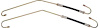 PS68 Power Steering Ram Hoses 1962-1967 Chevy Nova - image 1