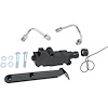 PV29200B GM Proportioning Valve & Bracket Kit, Disc/Drum, Left Side Mount, Fits 1/2" & 9/16" Master Cyl Ports, Black