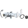 PV29201C GM Proportioning Valve & Bracket Kit, Disc/Drum, Bottom Mount, Fits 1/2" & 9/16" Master Cyl Ports, Chrome