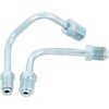 PV49202 Steel Line Set for Left Side Mount Proportioning Valve, 9/16" x 1/2" Fittings, Silver Zinc Plated Steel - image 2
